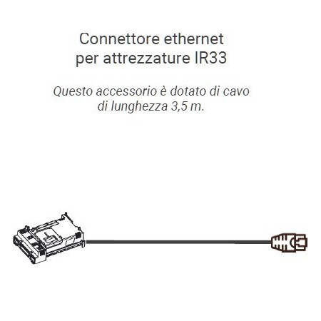 CONNETTORE ETHERNET PER IR 33