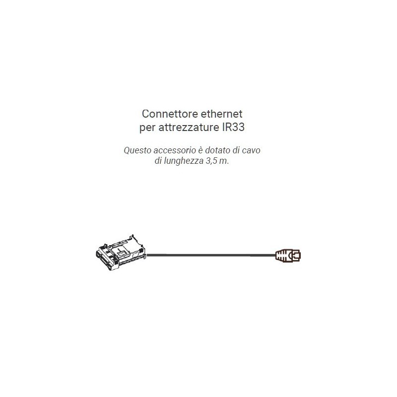 CONNETTORE ETHERNET PER IR 33