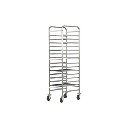 CARRELLO INOX PORTA TEGLIE...