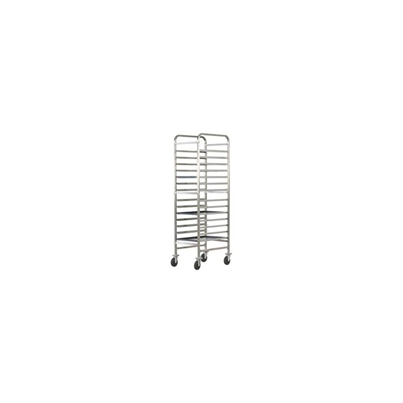 CARRELLO INOX PORTA TEGLIE...