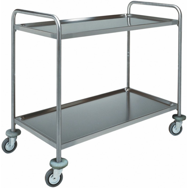 CARRELLO DI SERVIZIO INOX 2...