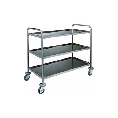 CARRELLO DI SERVIZIO INOX 3...